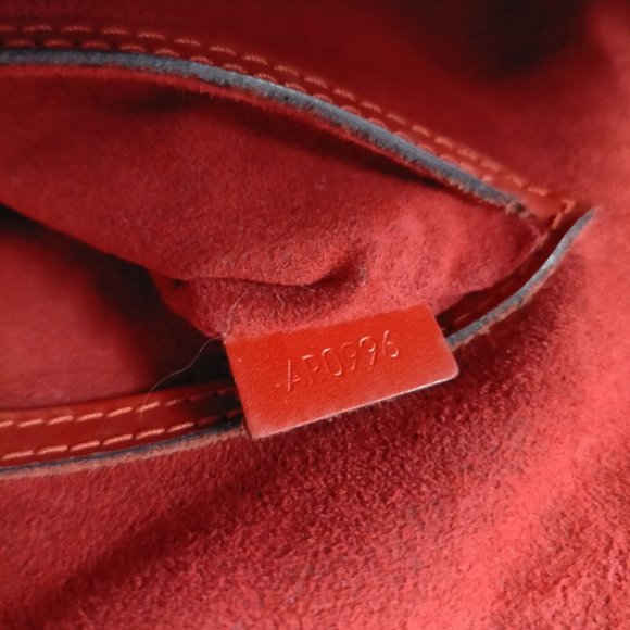 Louis Vuitton LV Hand Bag M52147 Alma Red Epi 2124995 w/ COA - Picture 10 of 16